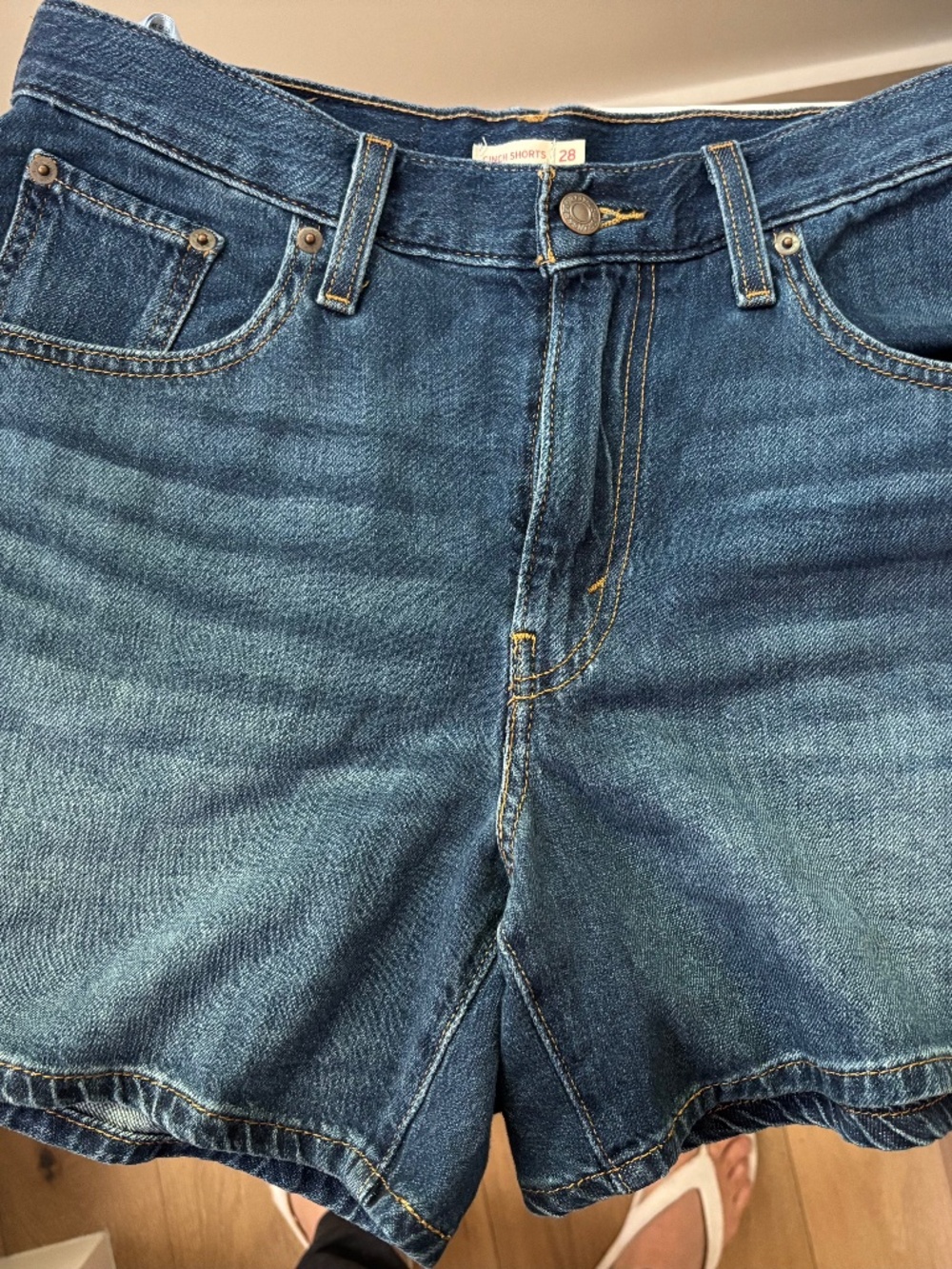 Levi's Cinch High-Rise Jean Shorts - Picture 6 of 10